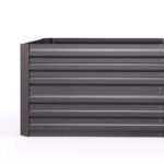 Galvanized Raised Garden Bed, Steel Outdoor Planters with Reinforced Rods, 71" x 36" x 23", Dark Gray - Image 7