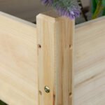 Raised Garden Bed, 2-Tier Wood Planter Stand Plant Grow Box, 34"x34"x28" - Image 8