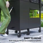 3 Burner Propane Gas Grill with Side Burner Barbecue Grill with Shelves, 9.5 KW Output, 310 Sq. in. Cooking Area - Image 8