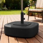 Patio Umbrella Base Outdoor Umbrella Stand with Wheels for 1.5"/1.9" Umbrella Poles - Image 2