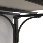 10' x 10' Patio Pergola with Weather-Resistant Steel Frame, Backyard Sun Shade Canopy Cover Shelter for Porch Party, Garden, Grill Gazebo - Image 7