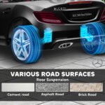 Mercedes SLC 300 Licensed 12V Ride On Car for Kids with Remote Control, 2 Speeds, Battery Powered Kids Electric Car with Music, Lights, Suspension for 3-6 Years Old - Image 7