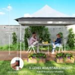 12 x 12 ft. Canopy Tent with Mesh Netting, UPF50+ Pop Up Tent with Carry Bag for Garden, Patio - Image 7
