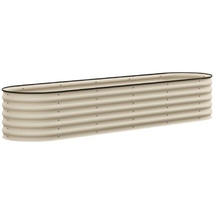 7.9' x 2' x 1.4' Galvanized Raised Garden Bed Kit