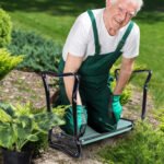 Padded Garden Kneeler and Seat Bench, Padded Foldable Garden Stool, Green - Image 7