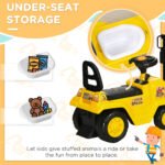 Sit and Scoot Ride-on Toy with Forklift Operation, Construction Toys for Kids with Under Seat Storage, Forklift Toy for 3-Year-Old Boys & Girls, Imagination Toys - Image 5