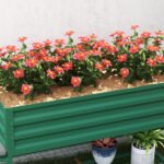 Galvanized Raised Garden Bed, Metal Planter Box with Legs, Storage Shelf and Bed Liner, Green - Image 8
