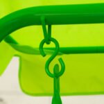 Kids Patio Swing, Adjustable Canopy Swing Glider, Kids Outdoor Swing Chair with 2 Seats, Seat-Belted Safety, Green - Image 8