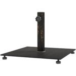 Square Patio Umbrella Base, 29 lbs Metal Umbrella Stand Base with Adjustable Foot Pads, Heavy Duty Patio Umbrella Holder for 1.5"/1.9" Umbrella Poles for Outdoor, Lawn, Poolside - Image 10