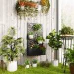 Metal Garden Bed with Trellis for Climbing Plants, Freestanding or Wall Mounted Flower Bed for Garden, Patio, Balcony - Image 2