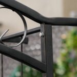 7Ft Garden Arch Arbor, Metal Arch Trellis for Climbing Vines, Garden Archway for Wedding, Bridal Party, Ceremony - Image 8
