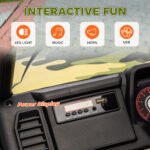 12V Kids Electric Car with Parent Remote Control, Spring Suspension, Soft Start, Music, LED Light, Safety Belt, Green - Image 7