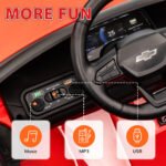 12V Chevrolet Silverado EV RST Licensed Kids Electric Car with Parent Remote Control, Spring Suspension - Image 8