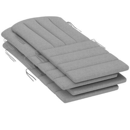Set of 4 Outdoor Chair Cushions with High Back Adirondack Chair Cushion