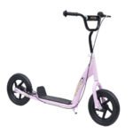 Kick Scooter for Kids 5-12 Years Old with Adjustable Height Handlebar, Non-slip Footplate, Big Wheels, Rear Brake