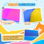 Inflatable Water Slide Bounce House with Trampoline, Climbing Wall, Water Cannon, Basketball Hoop, Splash Pool, 450W Blower, Unicorn Themed Bouncy House for Kids 3-8 Years Old - Image 6