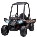 12V Dual Motor Kids Electric Ride-on UTV Toy with MP3/USB Music Connection, Suspension & Remote Control - Camo