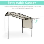 10' x 8' Outdoor Pergola and Patio Gazebo for Garden, Camper, Deck, Doors and Windows - Image 4