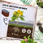 3.4' x 2' x 1.4' Galvanized Raised Garden Bed Kit, Metal Planter Box with Safety Edging, Brown - Image 5
