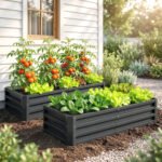 Galvanized Raised Garden Bed, 4' x 2' x 1' Metal Planter Box, for Growing Vegetables, Flowers, Herbs, Succulents, Gray - Image 8