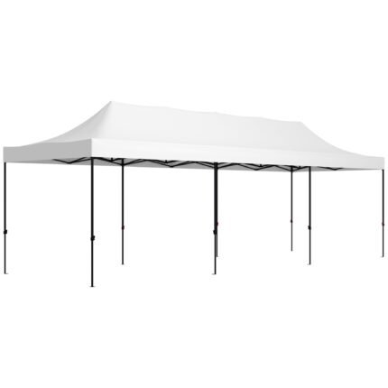 Pop-Up 9.5' x 28' Pop Up Canopy Tent, Instant Tent for Parties, Height Adjustable, with Carry Bag and Sand Bags