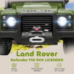 Land Rover Licensed Electric Car for Kids with Remote Control, Dual Motors, Spring Suspension, LED Lights - Image 4