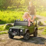 Land Rover Licensed Electric Car for Kids with Remote Control, Dual Motors, Spring Suspension, LED Lights - Image 2