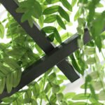82'' Decorative Metal Garden Trellis Arch with Durable Steel Tubing & Elegant Scrollwork, Perfect for Weddings - Image 8