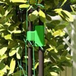 Garden Arch Trellis, 8 FT Tall Metal Plant Trellis Support with Climbing Net, Cucumber Trellis for Climbing Plants - Image 8