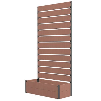 Trellis Planter with Climbing Plants