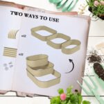 3-Tier Raised Garden Bed Set w/ Safety Edging, Open Bottom for Vegetables, Herbs, Flowers, 62.25" x 43" x 32.25", Cream - Image 6