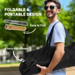 3ft Aluminum Small Folding Table, Portable Camping Table with Storage Bag, Carry Bag for Outdoor Picnic BBQ, Brown - Image 7