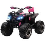 12V 4 Wheeler Kids ATV with Music, Headlights for 37-60 Months Boys and Girls
