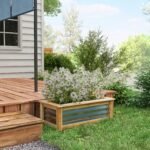 Raised Garden Bed, Planter Box, Metal and Wood Combined, for Growing Flowers, Herbs and Vegetables - Image 7