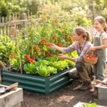 95" x 36" x 12" Galvanized Raised Garden Bed, Easy DIY and Cleaning for Growing Flowers, Herbs, Succulents, Green - Image 2