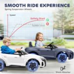 12V Licensed Audi RS E-tron GT Kids Ride on Car with Remote Control, Suspension, Horn, Music, Lights - Image 7