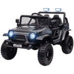 12V Ride on Car, Ride on Truck w/ Remote, 4 Suspension Wheels, 3 MPH Max Speed, Music, Horn & Lights