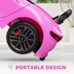 Maserati Gran Turismo Licensed 12V Kids Electric Car w/ Remote Control, Soft Start, LED Lights, Music, Horn - Image 8