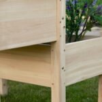 Raised Garden Bed, 2-Tier Wood Planter Stand Plant Grow Box, 34"x34"x28" - Image 7