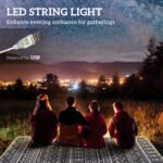 Outdoor Rug Carpet with USB Lights Reversible Patio Rug with Carry Bag for Camping 12' x 9' - Image 4
