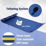 Roll-Up Pool Float Pad for Lakes, Oceans& Pools, Water Mat for Playing, Relaxing & Recreation - Blue - Image 5