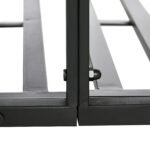 6' Metal Arch Backyard Garden Bridge, Safety Siderails, Arc Footbridge for Backyard Creek, Stream, Pond - Image 8
