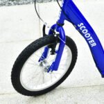 Youth Scooter Kick Scooter for Kids 5+ with Adjustable Handlebar 16" Front and 12" Rear Dual Brakes Inflatable Wheels - Image 8