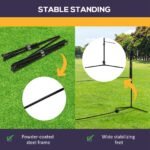 All-in-1 Badminton Set, Height Adjustable for Pickleball, Volleyball, Badminton, Backyard, Beach, Driveway Game - Image 6