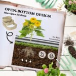 3-Tier Raised Garden Bed Set w/ Safety Edging, Open Bottom for Vegetables, Herbs, Flowers, 62.25" x 43" x 32.25", Cream - Image 5