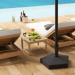 Patio Umbrella Base Holder, Heavy Duty Outdoor Umbrella Stand Base, Filled Up to 42lbs with Sand or 33lbs with Water for Garden, Poolside - Image 7
