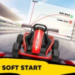 24V 7AH Kids Electric Go Kart, 8.1 MPH Battery Powered Drift Kart with Dual Motors, Soft Start for 8-12 Years - Image 6