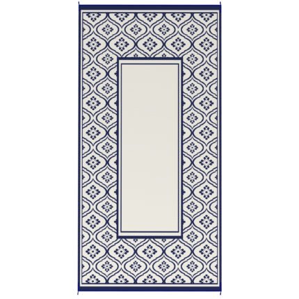 Reversible Outdoor Rug with Waterproof Plastic Straw