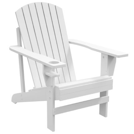 Oversized Adirondack Chair with Outdoor Fire Pit and Porch Seating