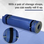Roll-Up Pool Float Pad for Lakes, Oceans& Pools, Water Mat for Playing, Relaxing & Recreation - Blue - Image 7